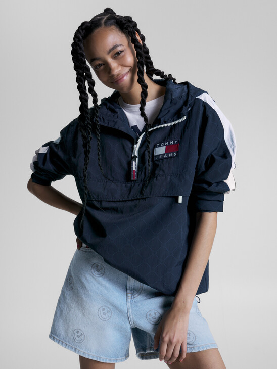 TOMMY JEANS X SMILEY® MONOGRAM POPOVER CHICAGO JACKET