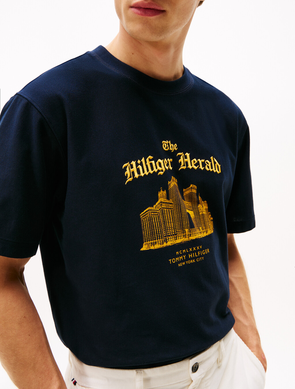 Graphic Relaxed Crew Neck T-Shirt, Desert Sky, hi-res