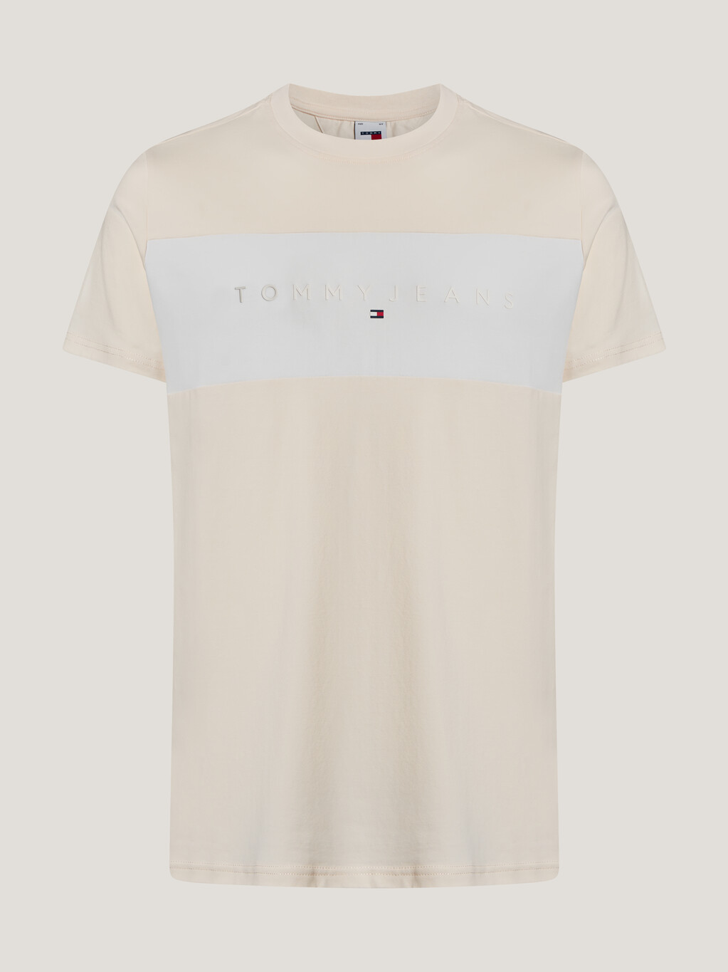 Color Block Regular Fit T-Shirt, Ancient White, hi-res