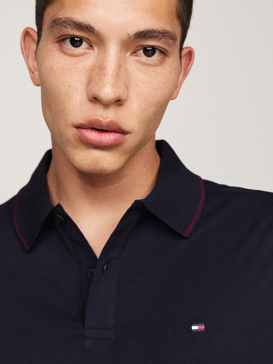 Regular Tipped Jersey Polo Shirt