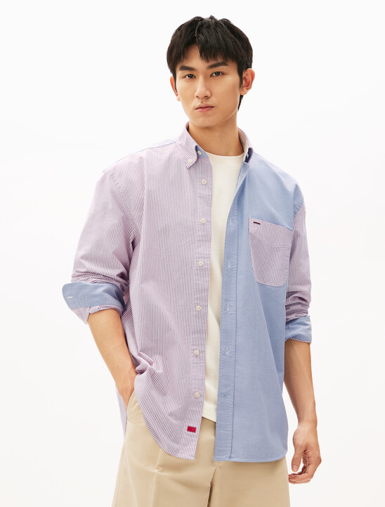 Color Block Boxy Shirt