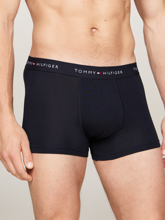 3-Pack Logo Waistband Trunks