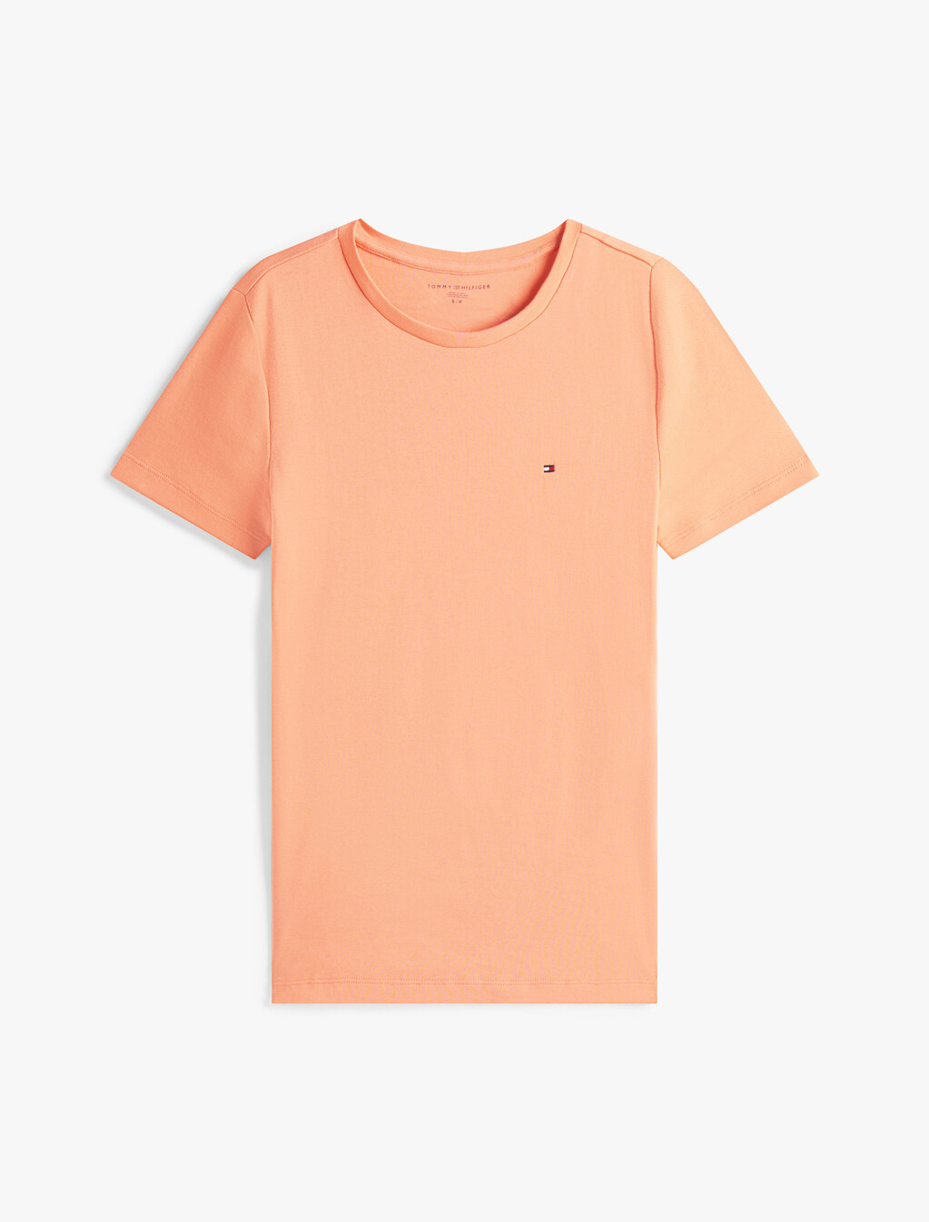 Essential Crewneck T-Shirt, Peach Dusk, hi-res
