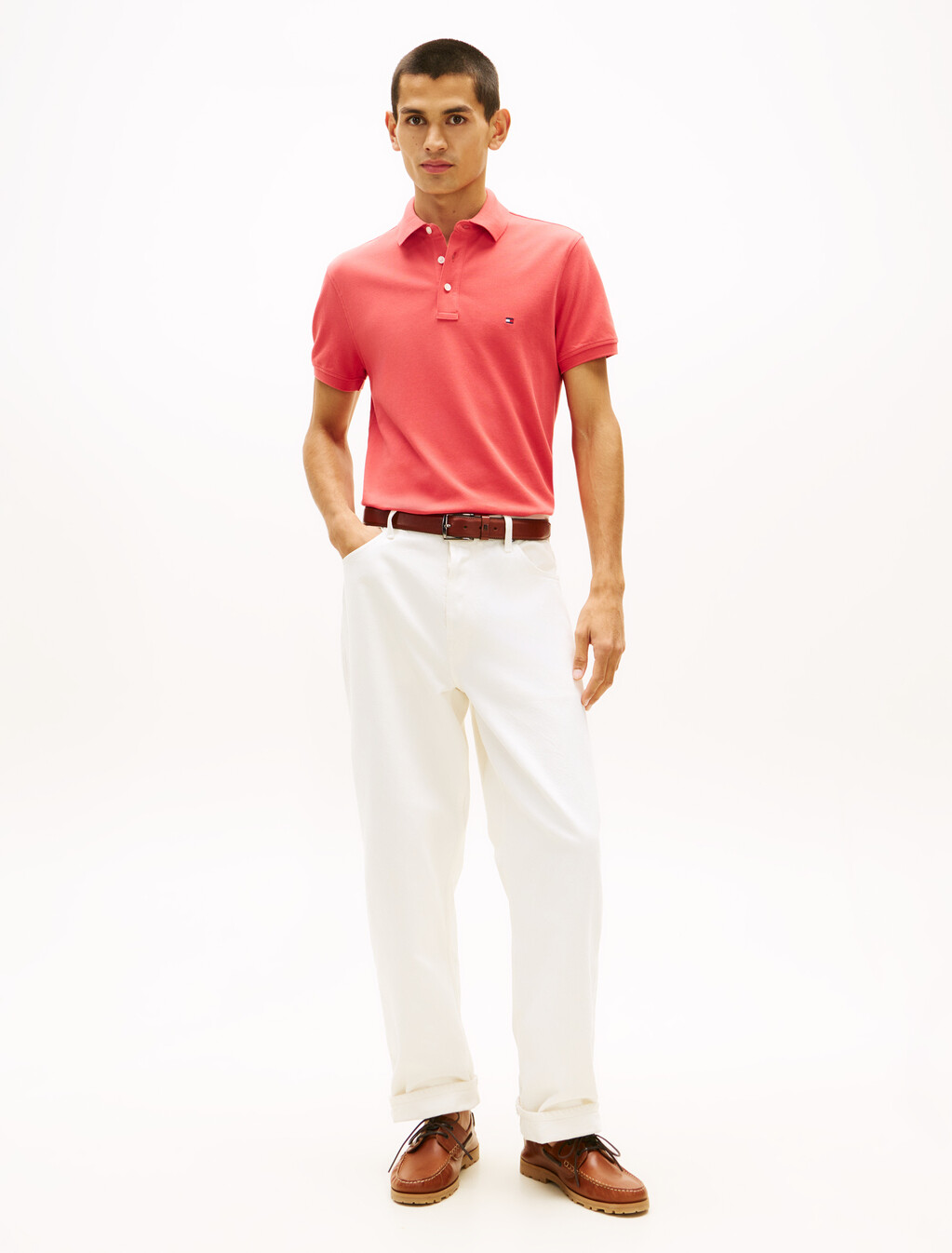 1985 Collection Slim Fit Polo, Vintage Red, hi-res