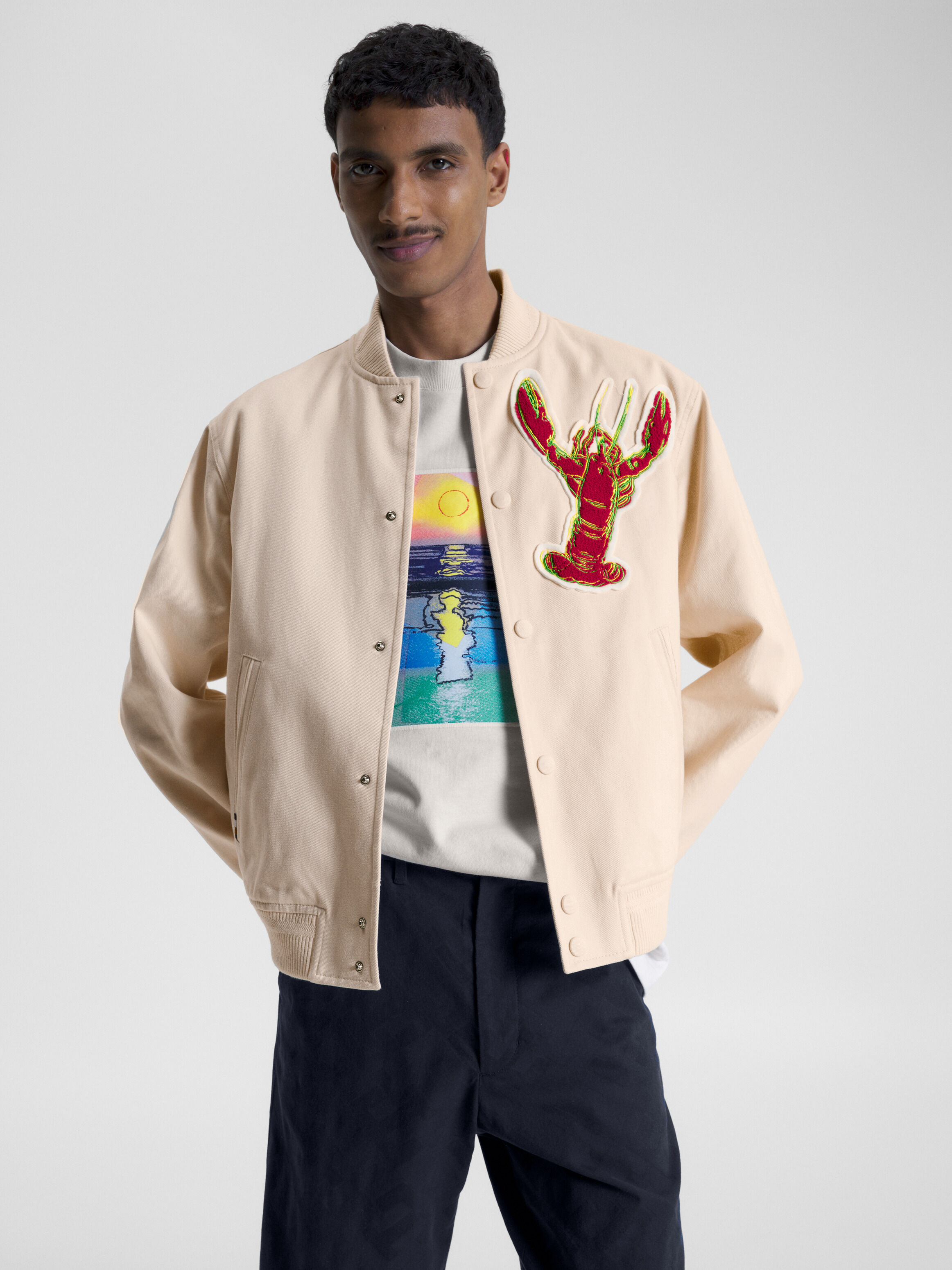 Tommy hilfiger best sale baseball jacket