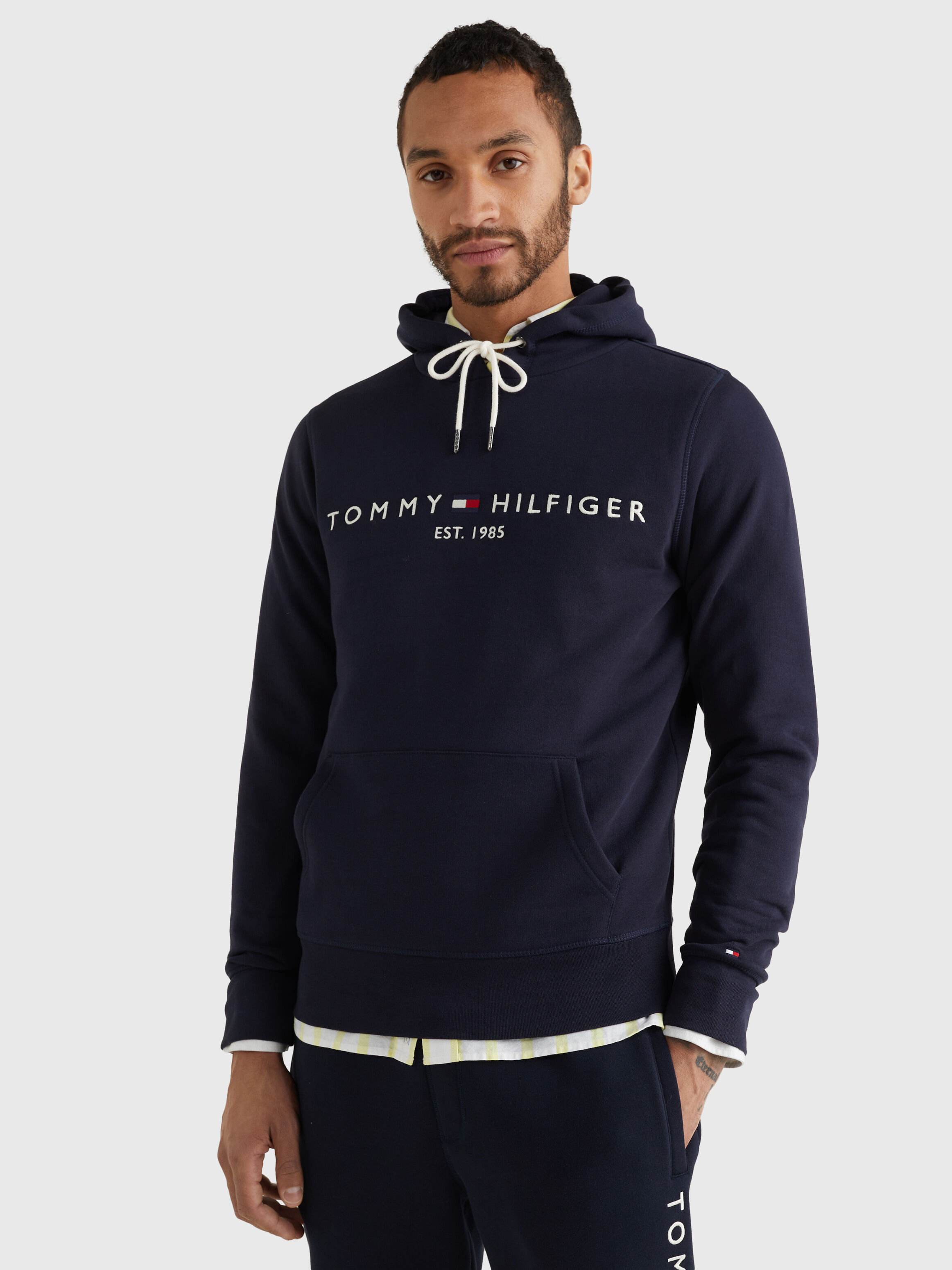 Badge hoodie tommy top hilfiger