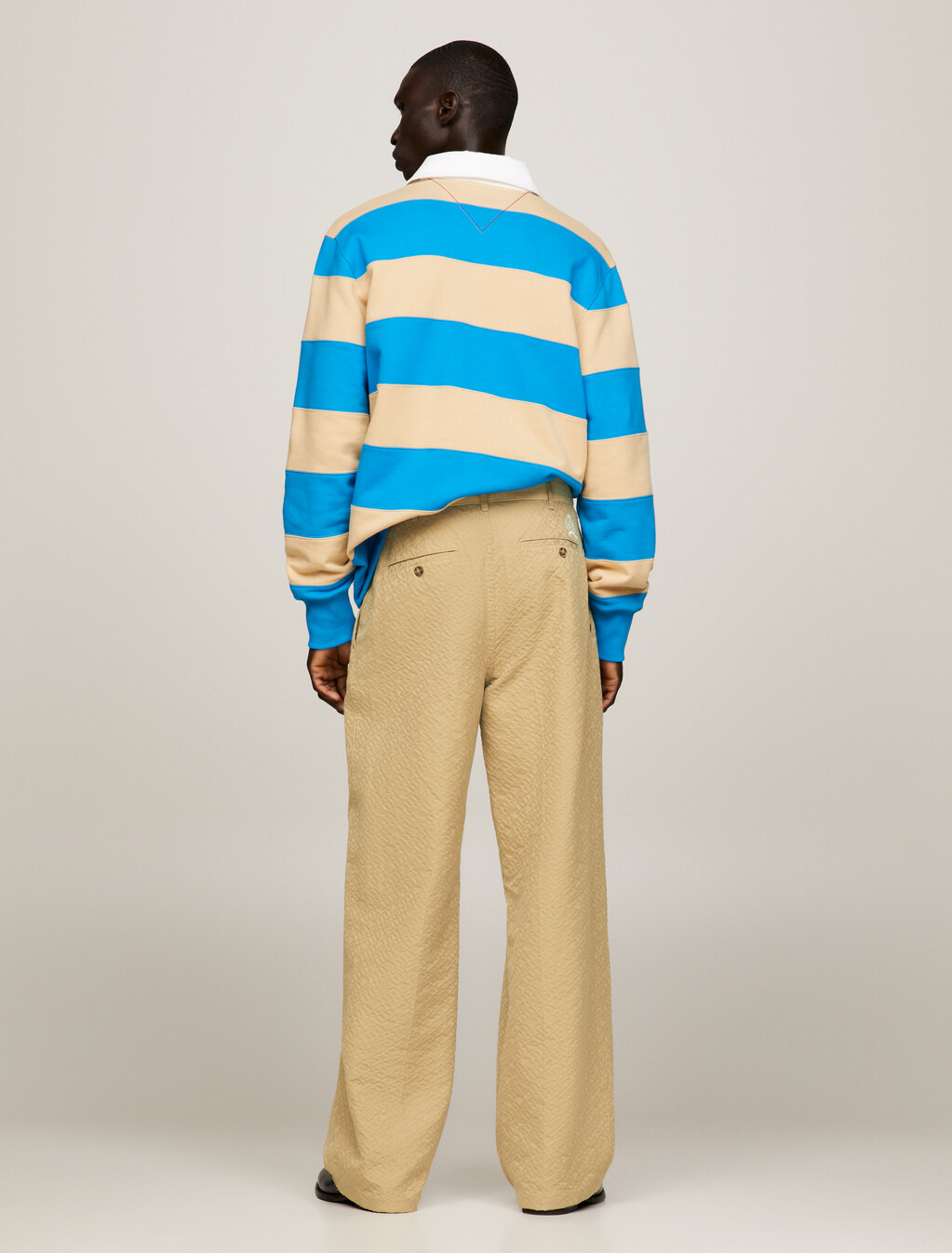 Crest Th Monogram Relaxed Fit Chinos, Sandy Beige, hi-res