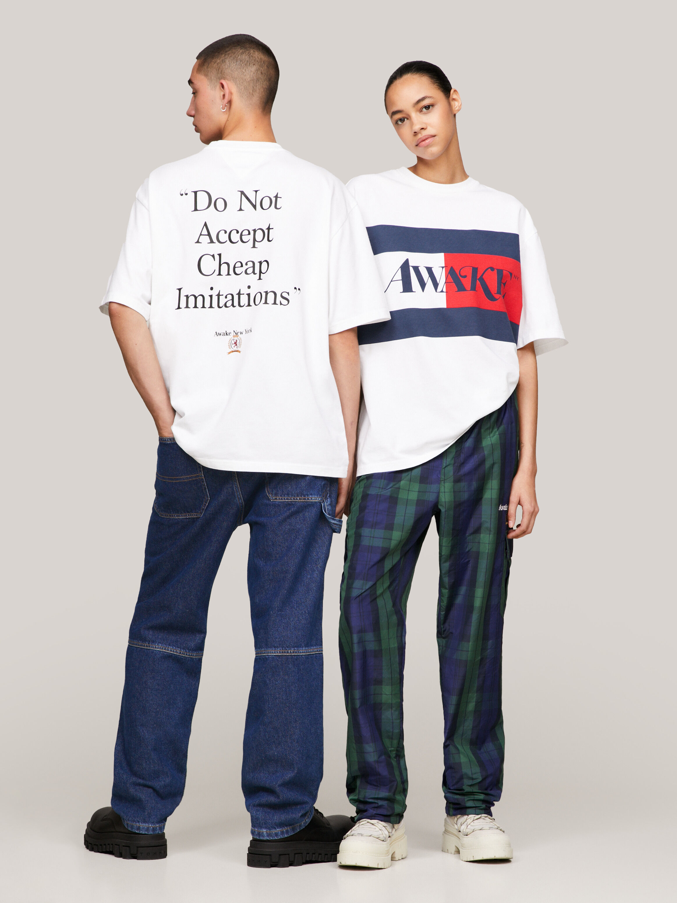 Tommy X Awake NY Back Slogan Relaxed T Shirt