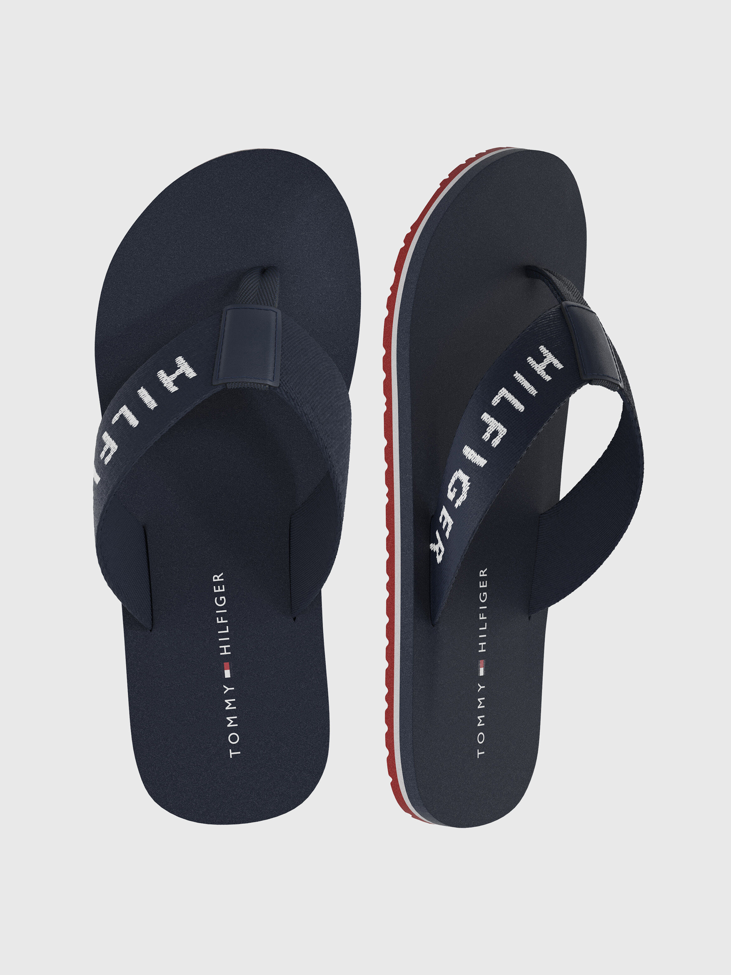 Logo Strap Flip Flops Tommy Hilfiger Singapore