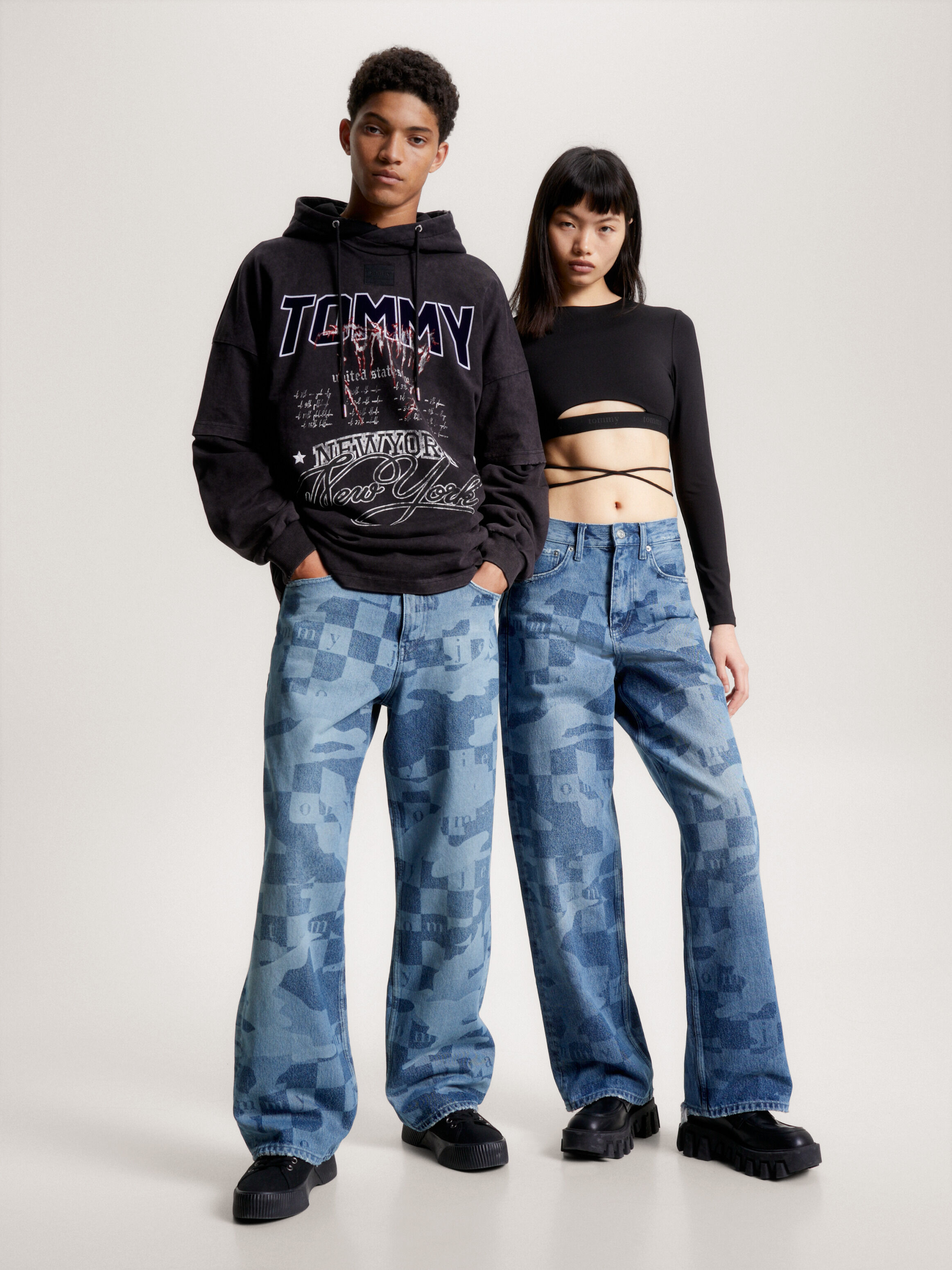 Tommy hilfiger baggy jeans store