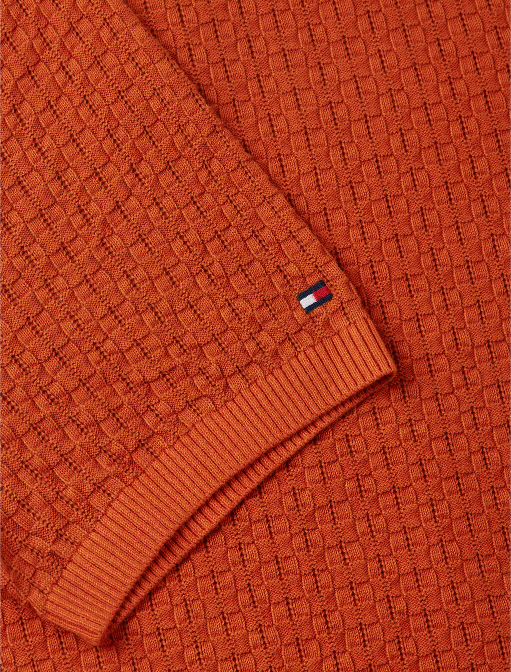 Relaxed Fit Washed Structured Polo Shirt, Rusty Ochre, hi-res