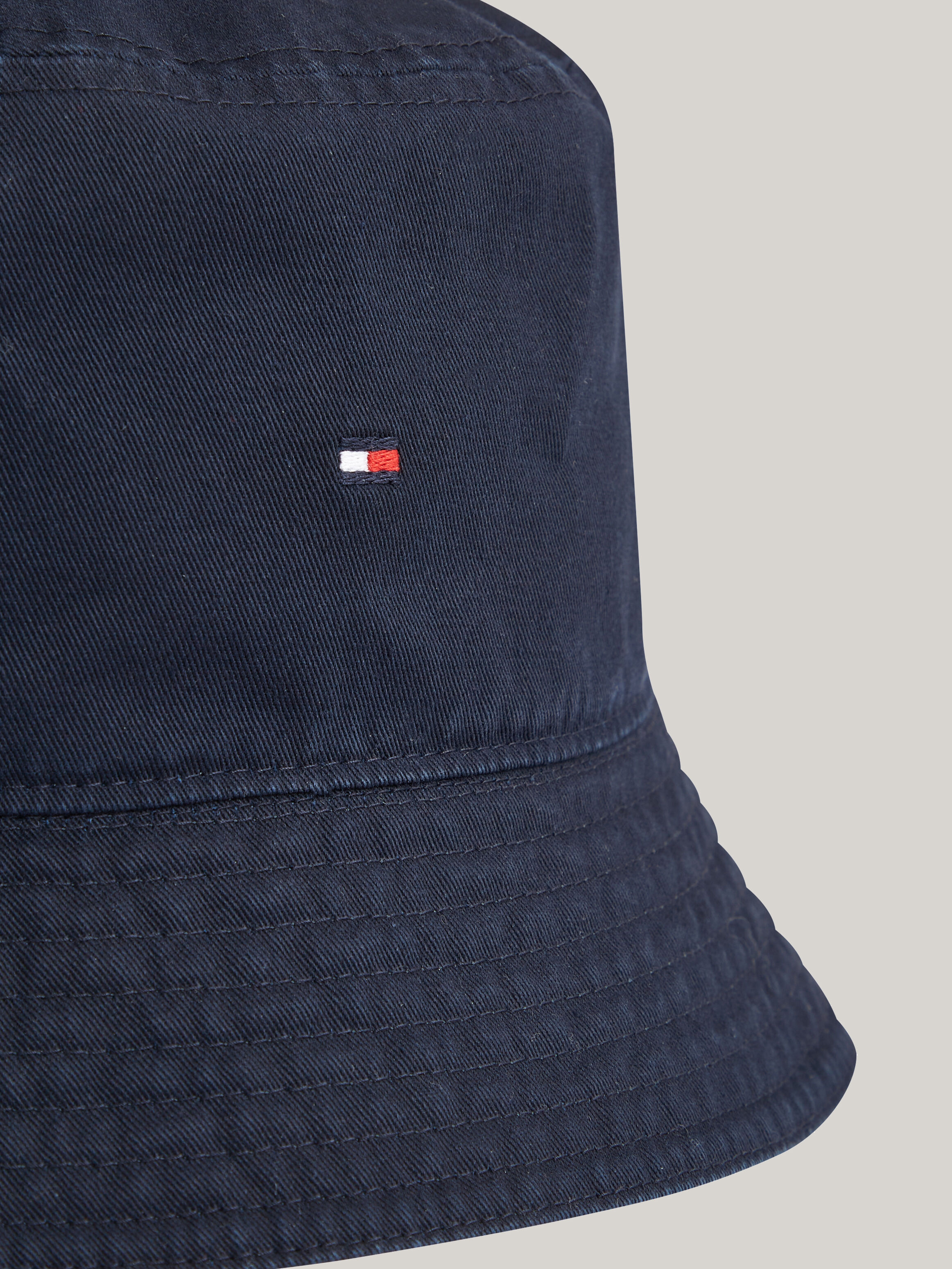 Tommy Hilfiger Reversible Soft Print Bucket Hat in Space Blue
