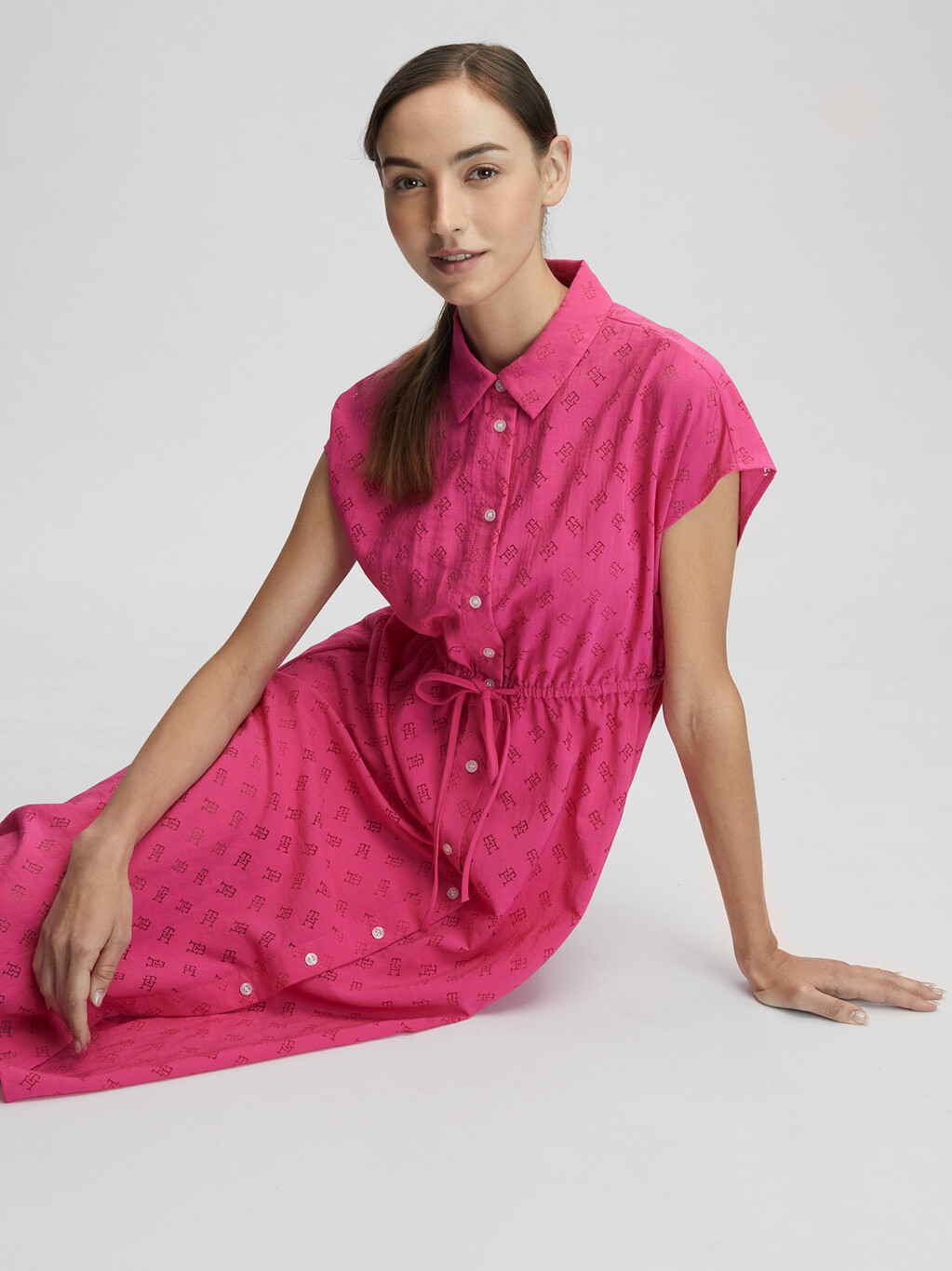 Midi dress tommy hilfiger clearance