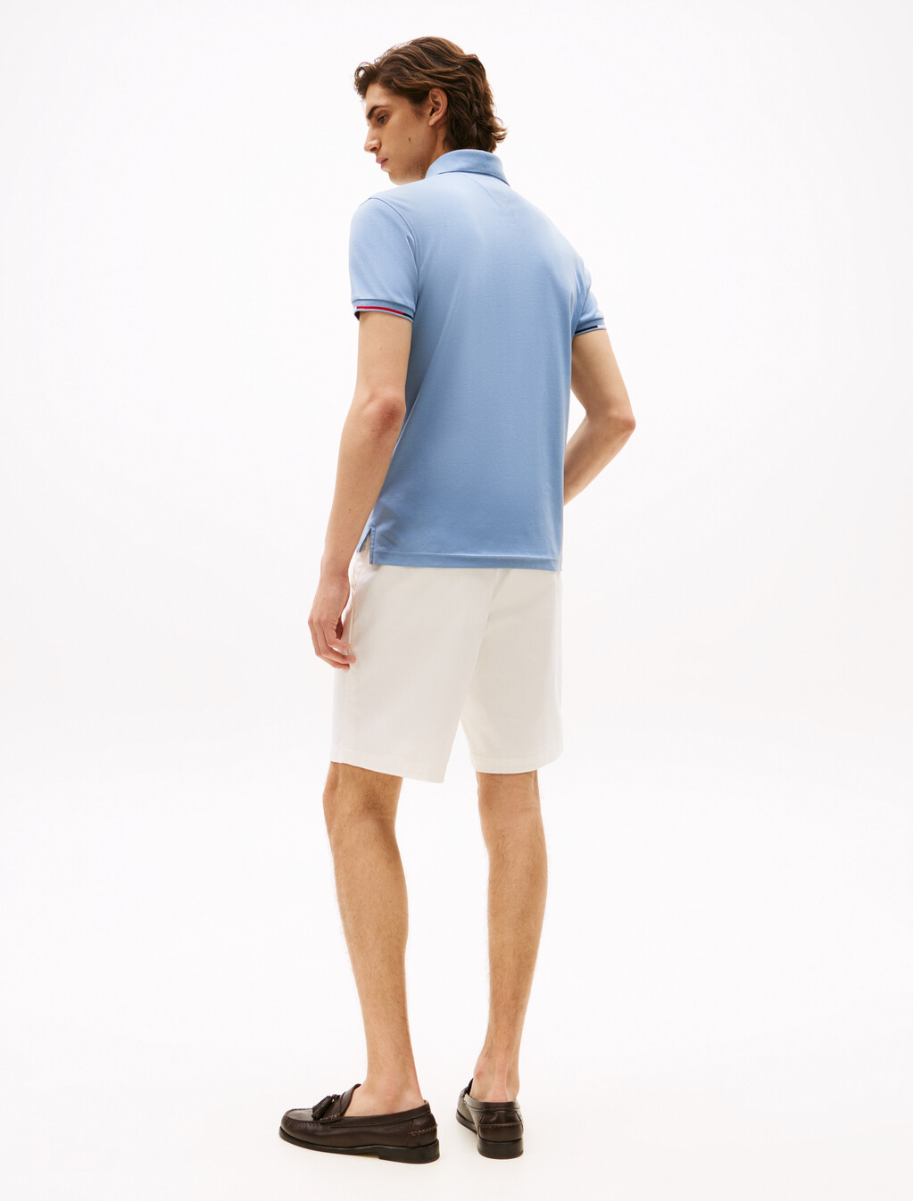 Slim Fit Signature Polo Shirt, Brisk Blue, hi-res