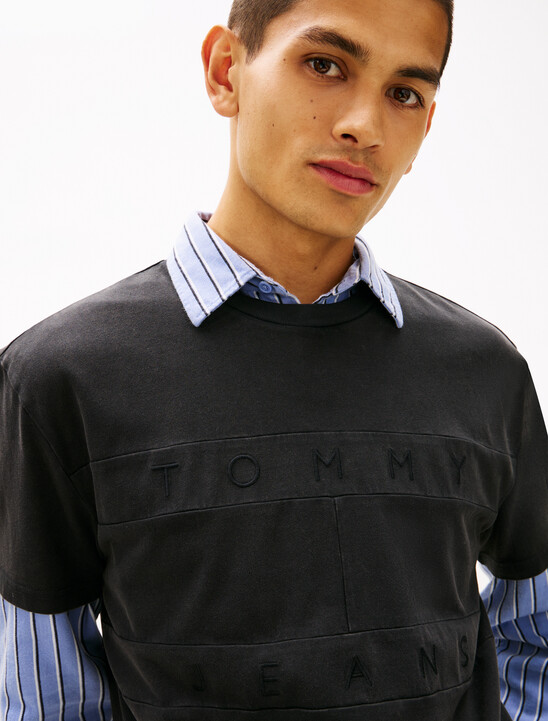 Tonal Logo Insert Regular T-Shirt