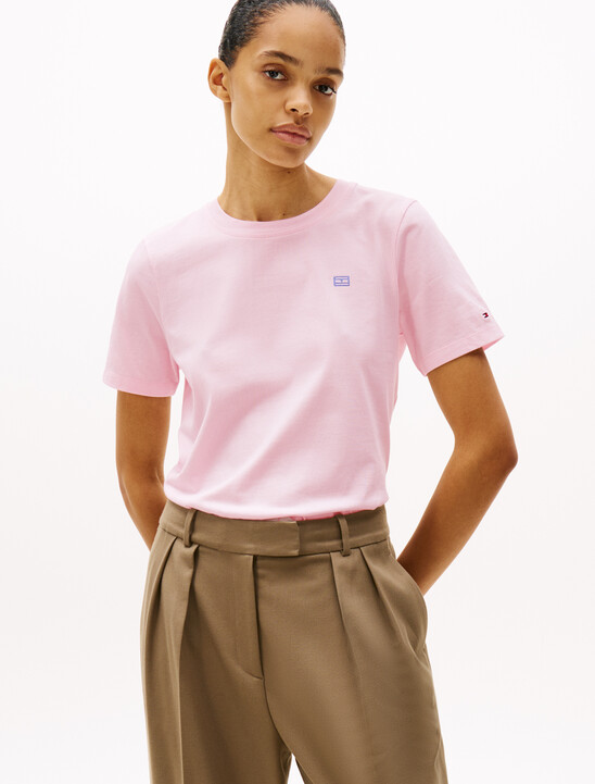Contrast Flag T-Shirt