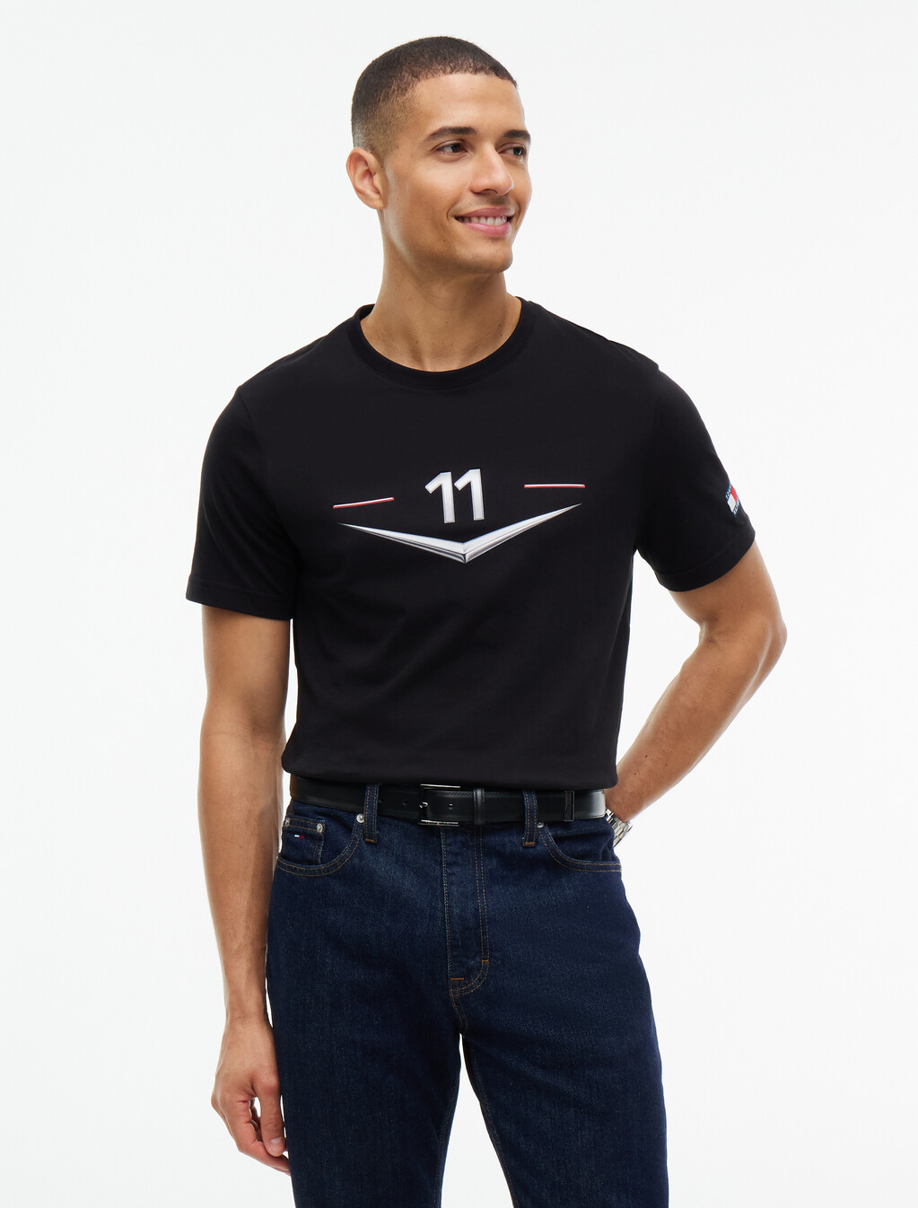 TH x Cadillac Formula 1&reg; Team T-Shirt, Black, hi-res