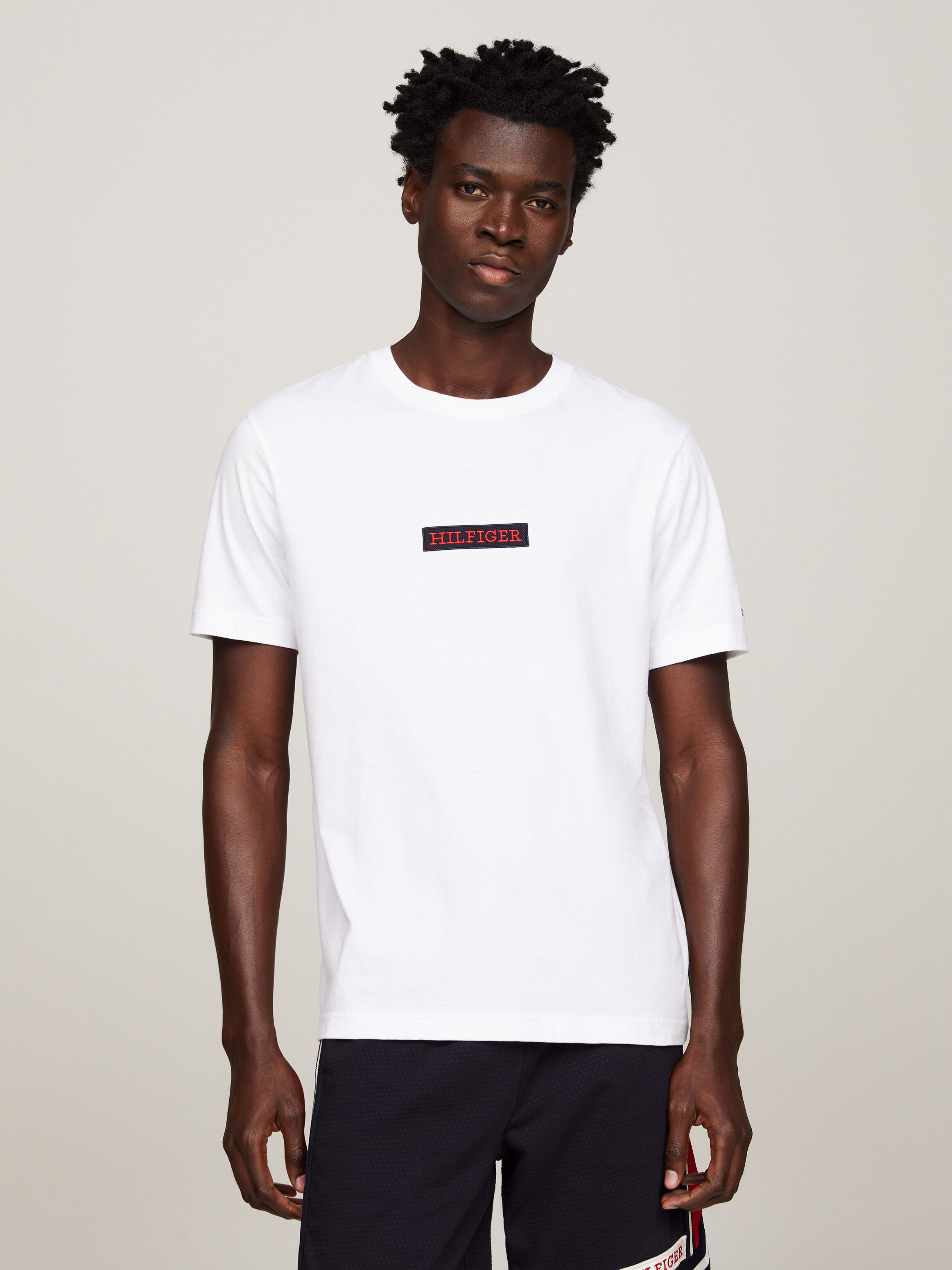 All white tommy hilfiger shirt top