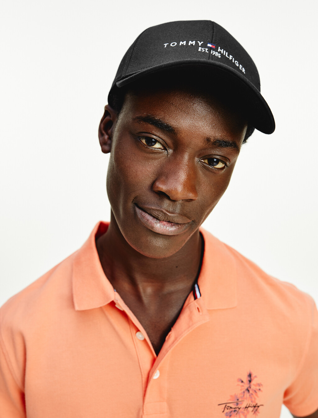 Tommy Hilfiger Established Organic Cotton Baseball Cap, Black, hi-res