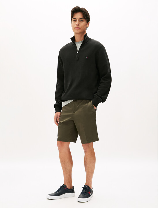Brooklyn Cotton Satin Pull On Shorts