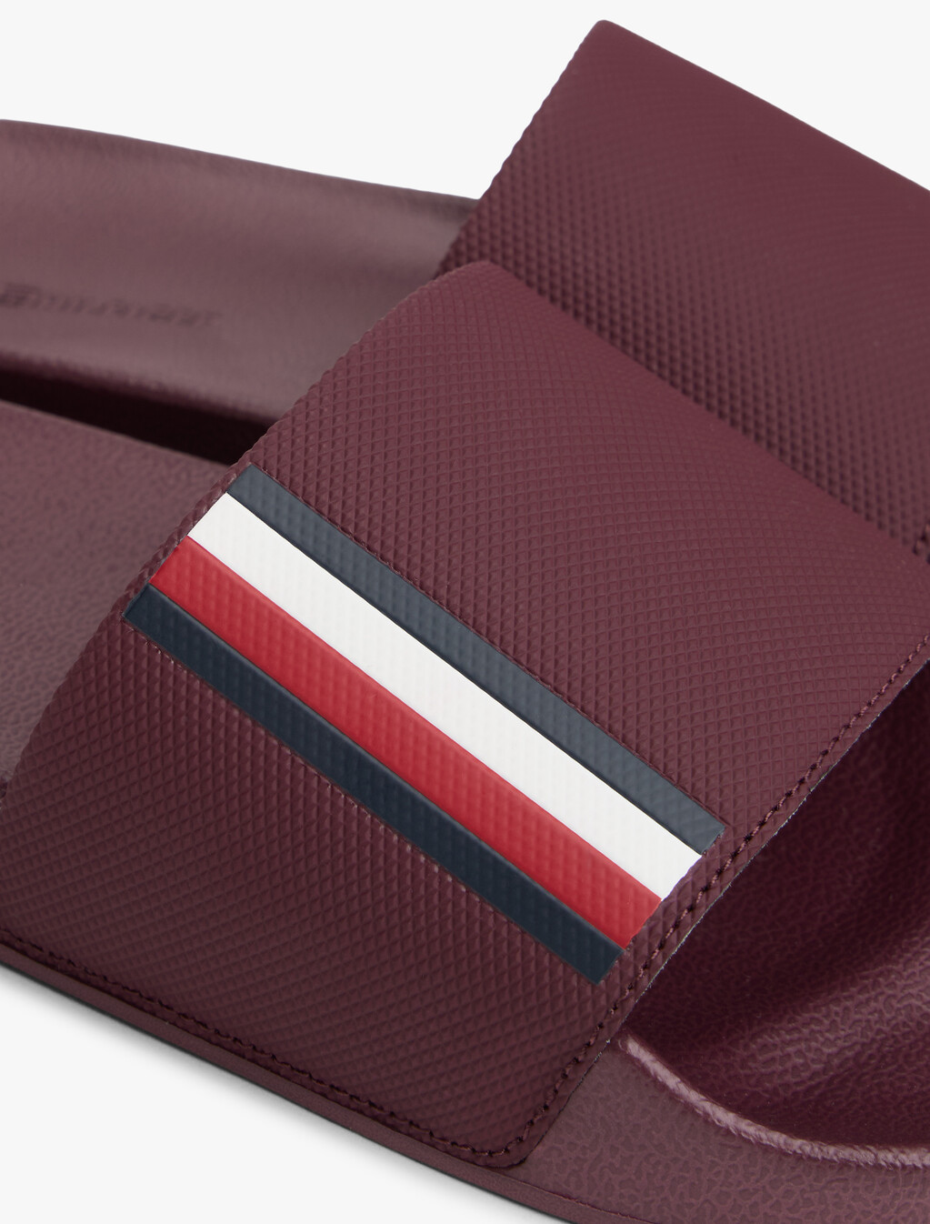 Textured Pool Slides, Deep Burgundy, hi-res