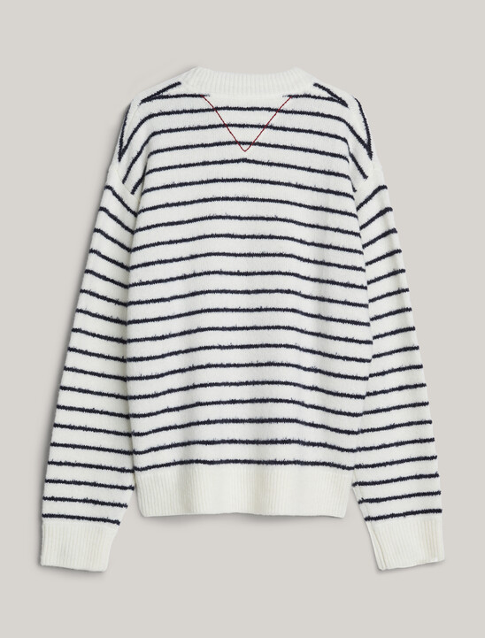 Breton Stripe Crest Relaxed Jumper