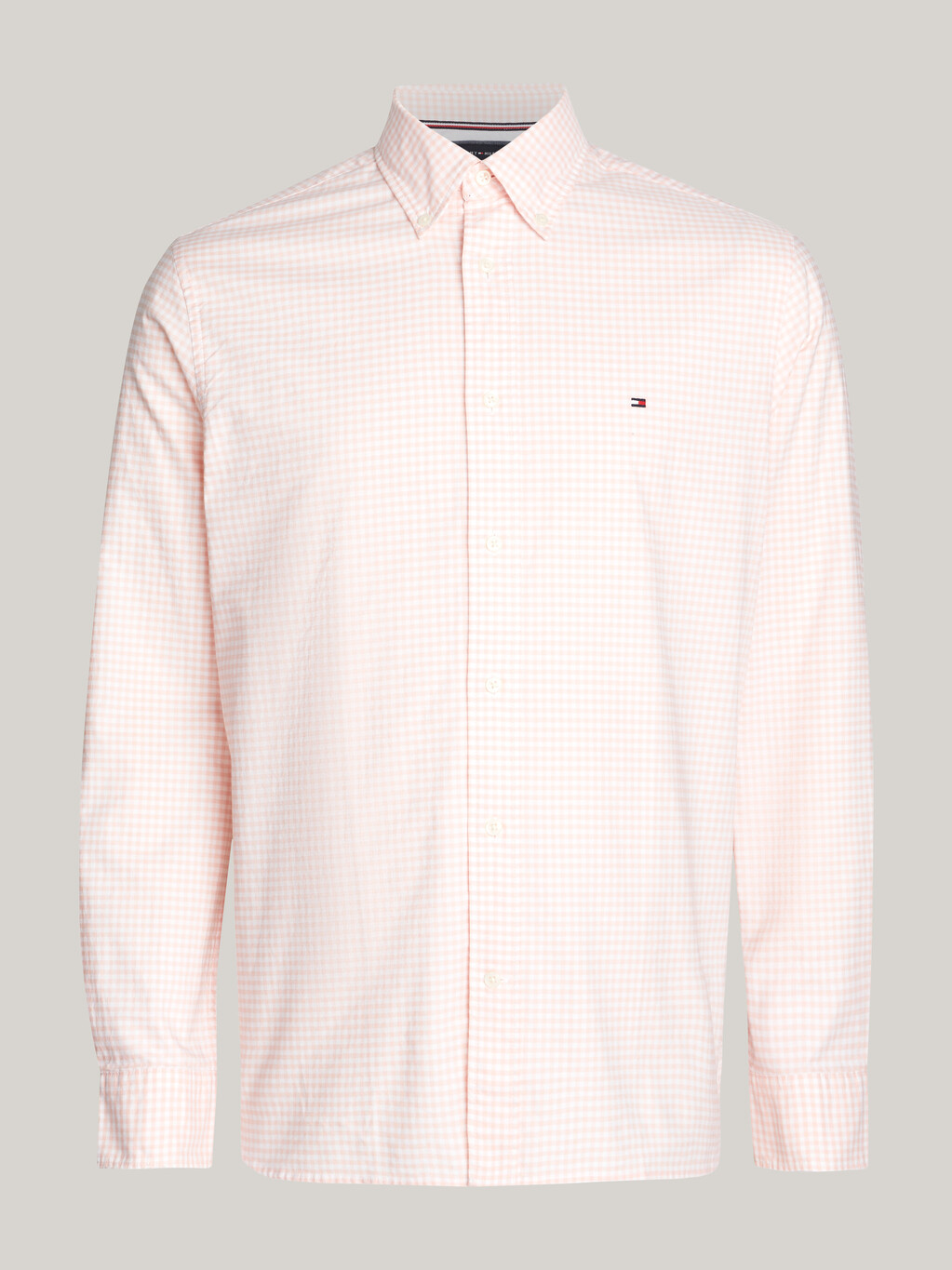 1985 Collection Gingham Regular Oxford Shirt, Pink Crystal / Optic White, hi-res