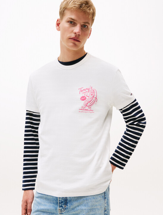 Novelty Fair Print T-Shirt