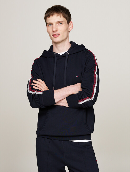 Global Stripe Sleeve Hoody