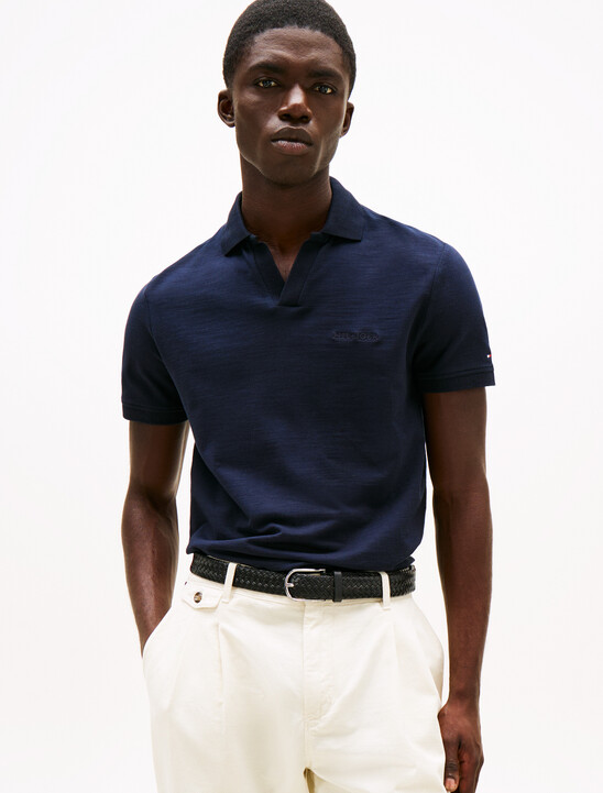 Cotton Linen Terry Polo