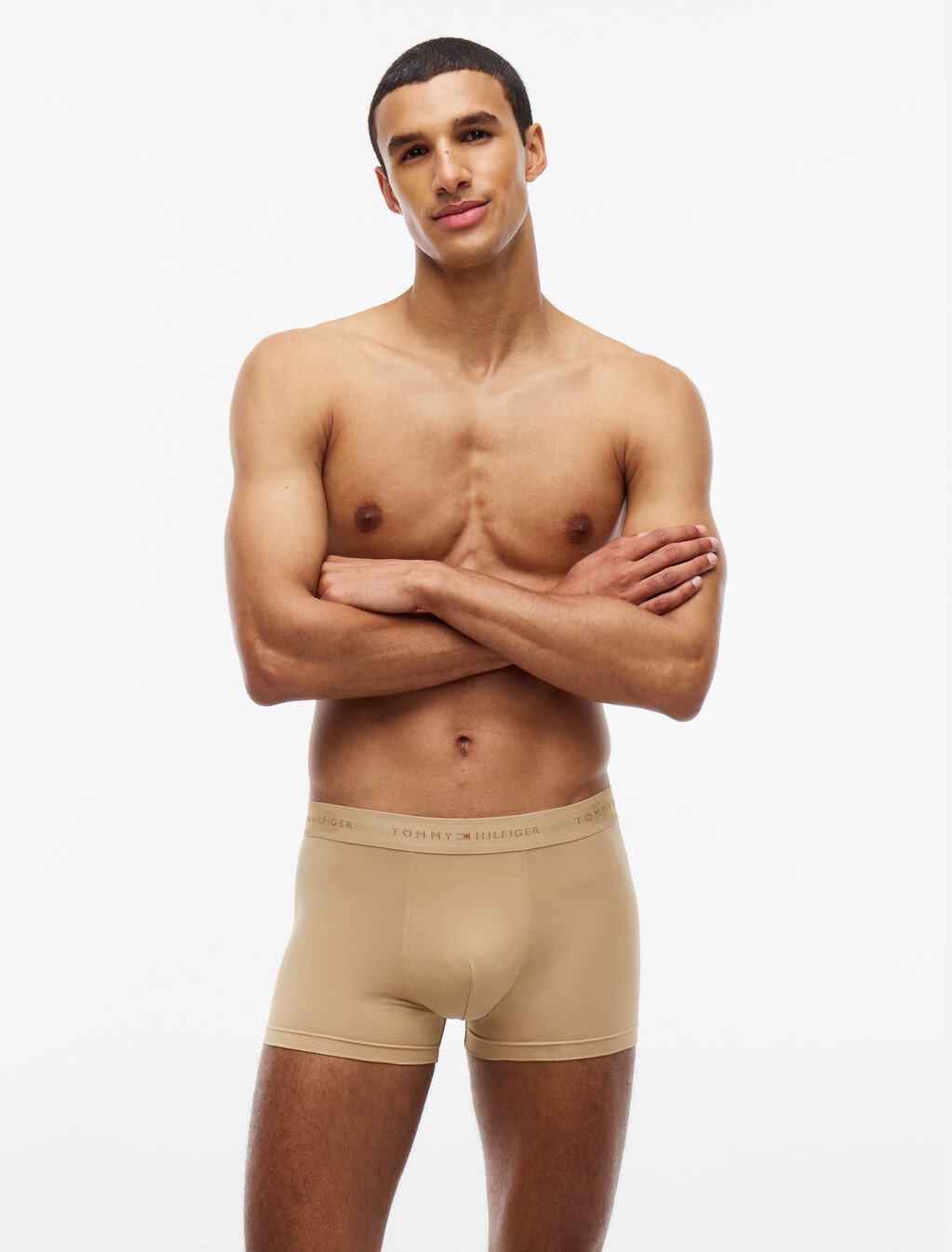 3-Pack Signature Tonal Logo Waistband Trunks, Rich Navy/Desert/Dark Coffee, hi-res