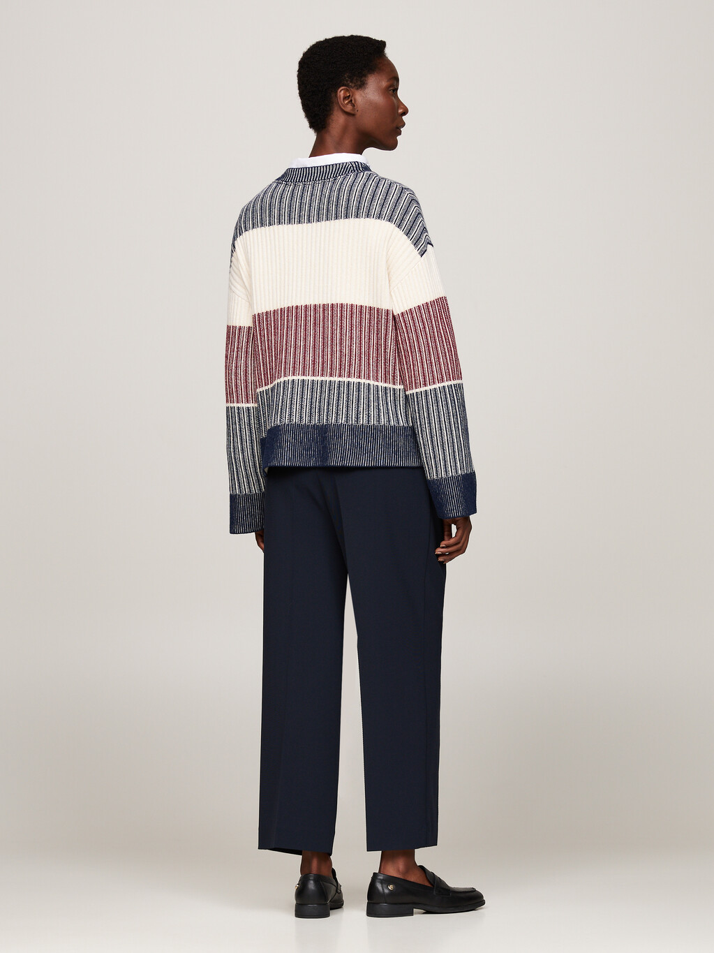 Signature Wool Blend Relaxed Jumper, Desert Sky, hi-res