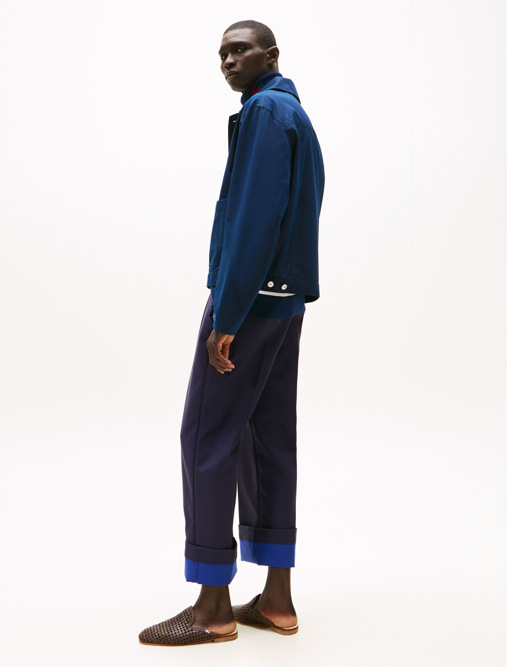 The Runway Collection Oversized Utility Jacket, Carbon Navy, hi-res