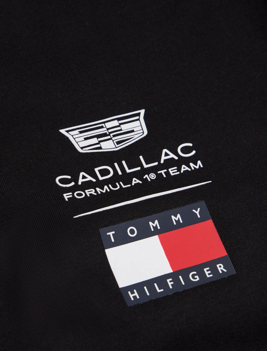TH x Cadillac Formula 1&reg; Team Logo T-Shirt, Black, hi-res