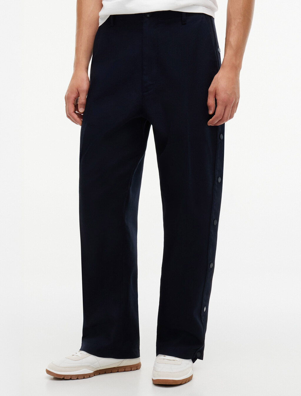 Relaxed Chinos, Navy Blue, hi-res
