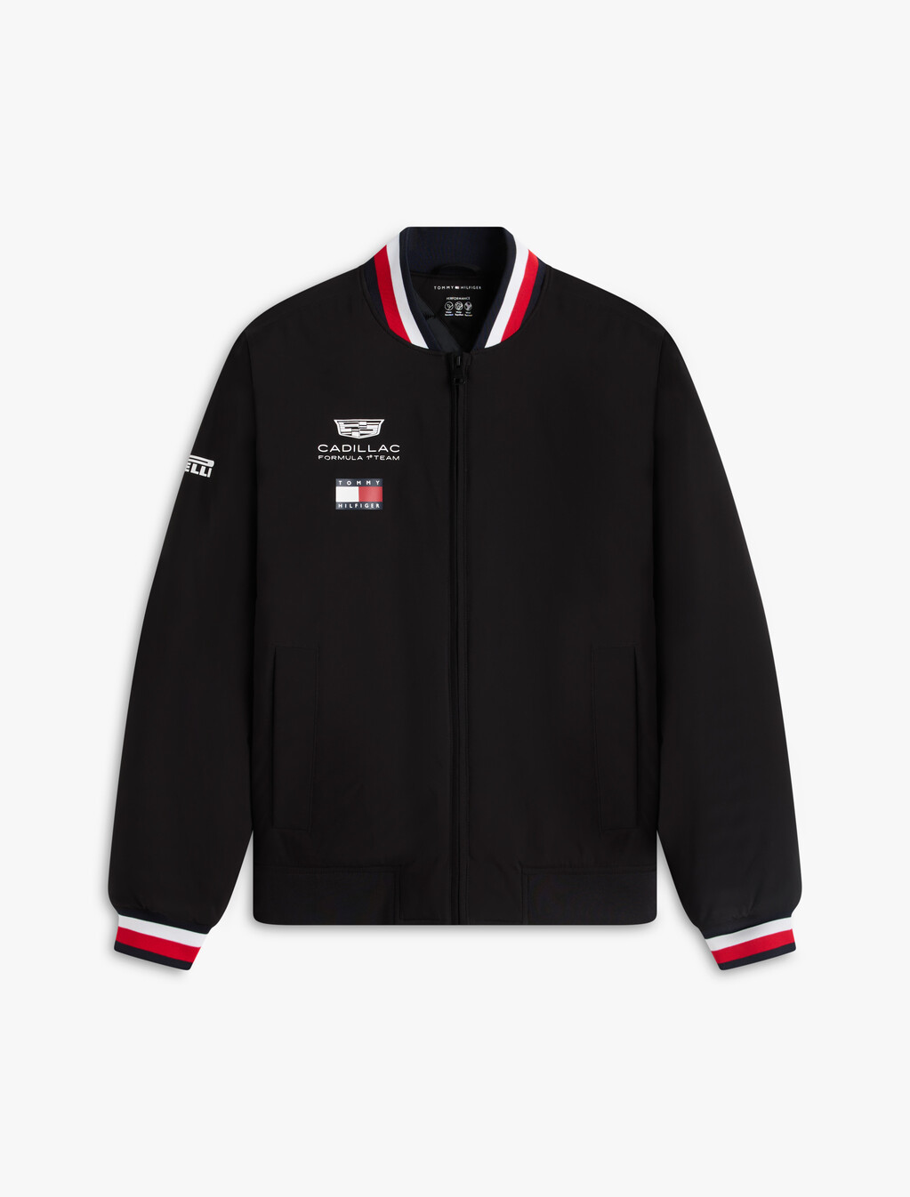 TH x Cadillac Formula 1&reg; Team Replica Varsity Jacket, Black, hi-res