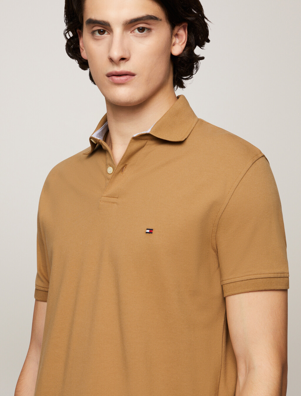 Stretch Regular Polo, Pinecone Tan, hi-res