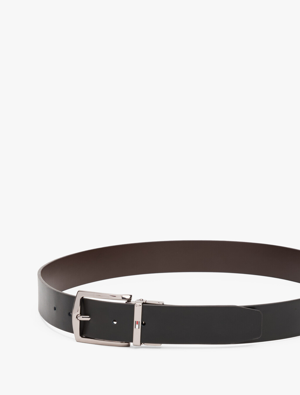 Reversible Leather Belt, Testa Di Moro / Black, hi-res