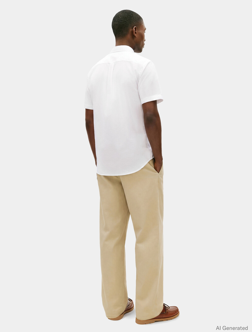 Asia Fit Seersucker Short Sleeve Shirt, White, hi-res