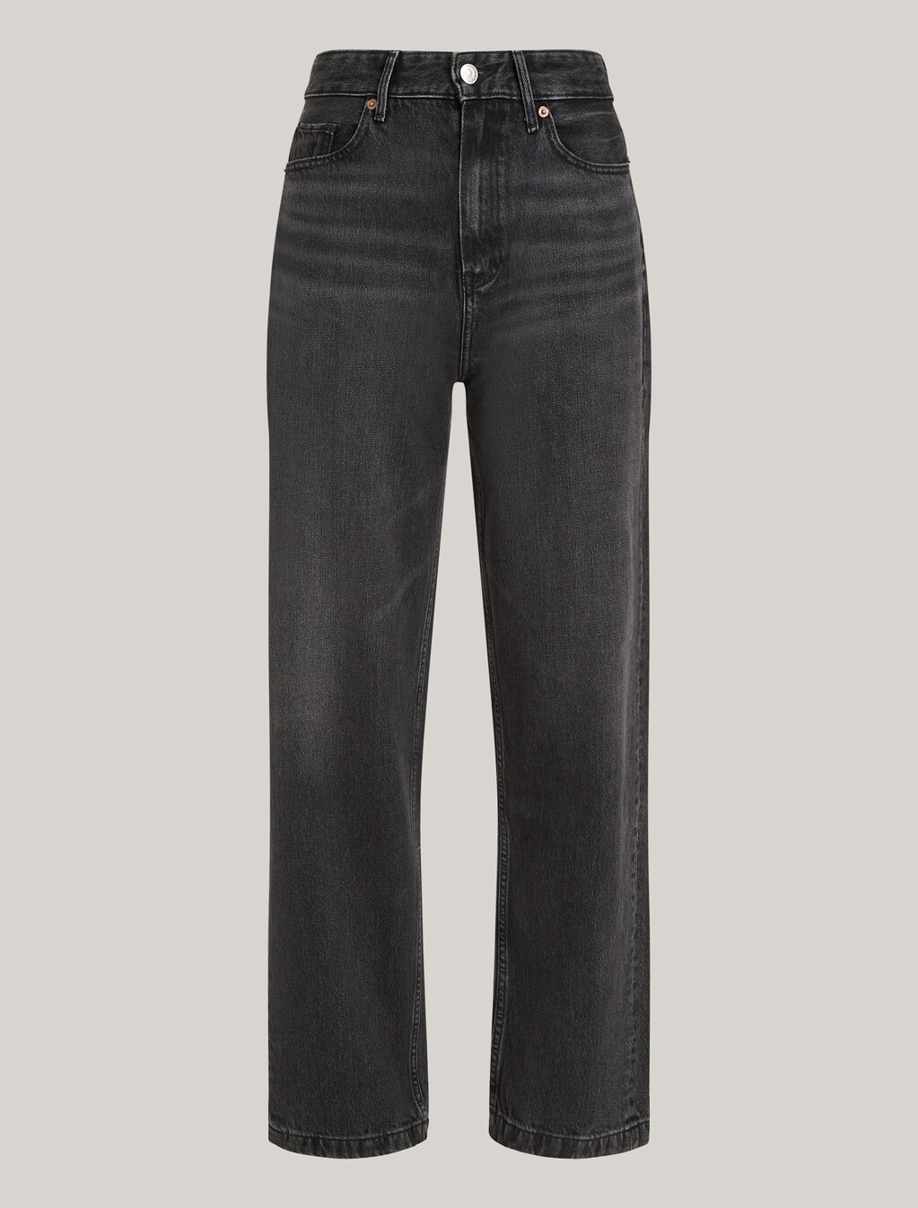 High Rise Relaxed Straight Jeans, Cal, hi-res