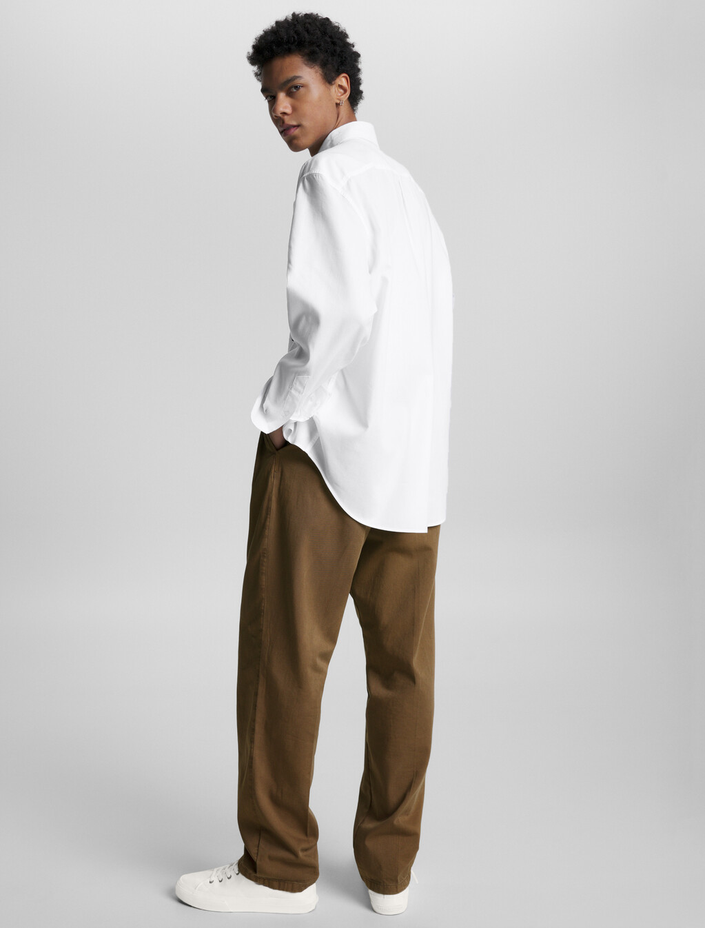 Tommy Hilfiger X Shawn Mendes Archive Fit Oxford Shirt, Optic White, hi-res