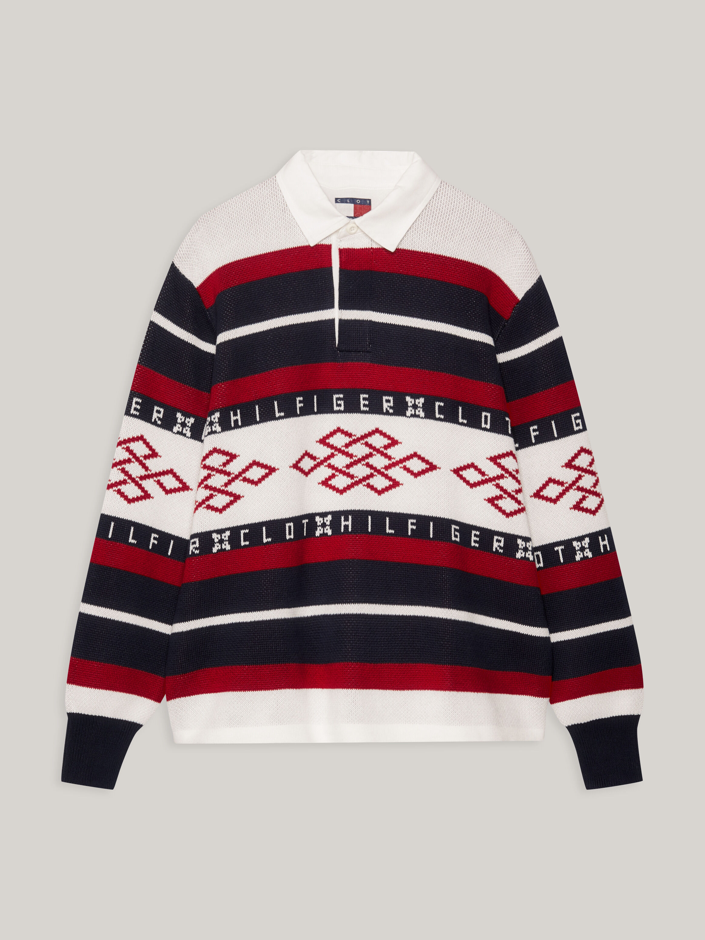Red tommy hilfiger jumper mens sale