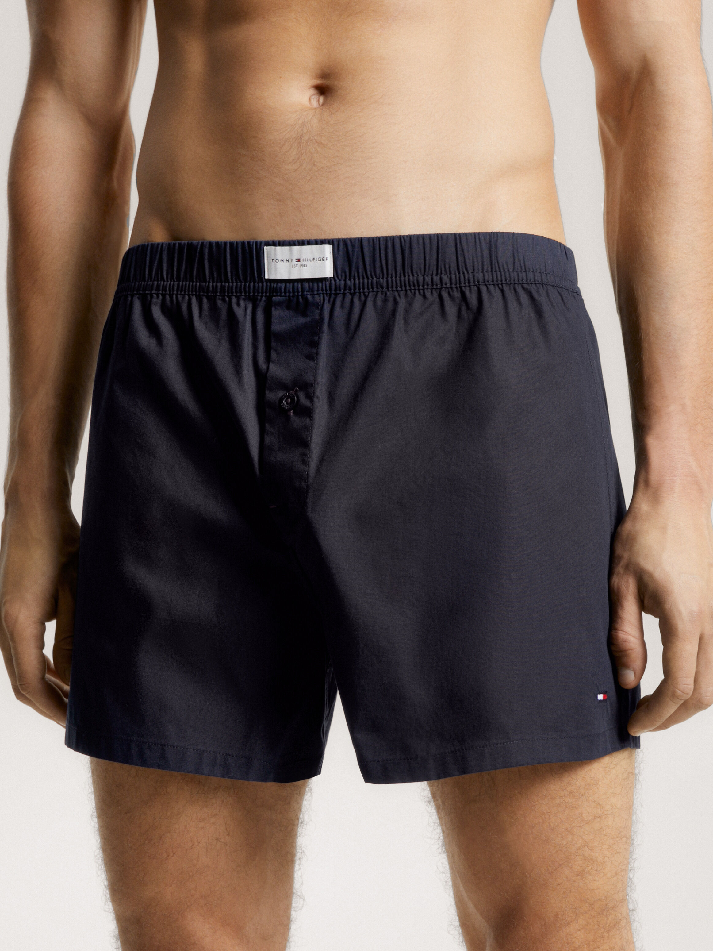 3 Pack Woven Waistband Boxer Shorts Tommy Hilfiger Singapore