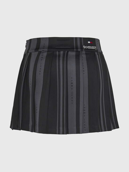 SERIF LOGO PLEATED SKIRT