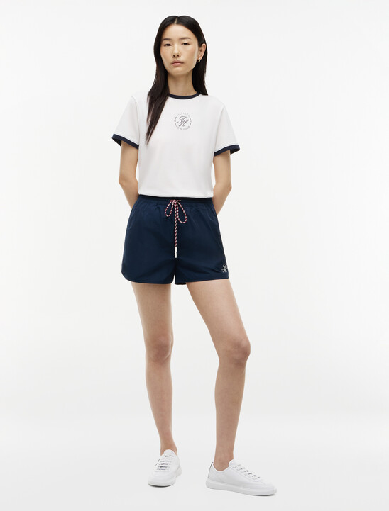 Logo Shock Cord Shorts