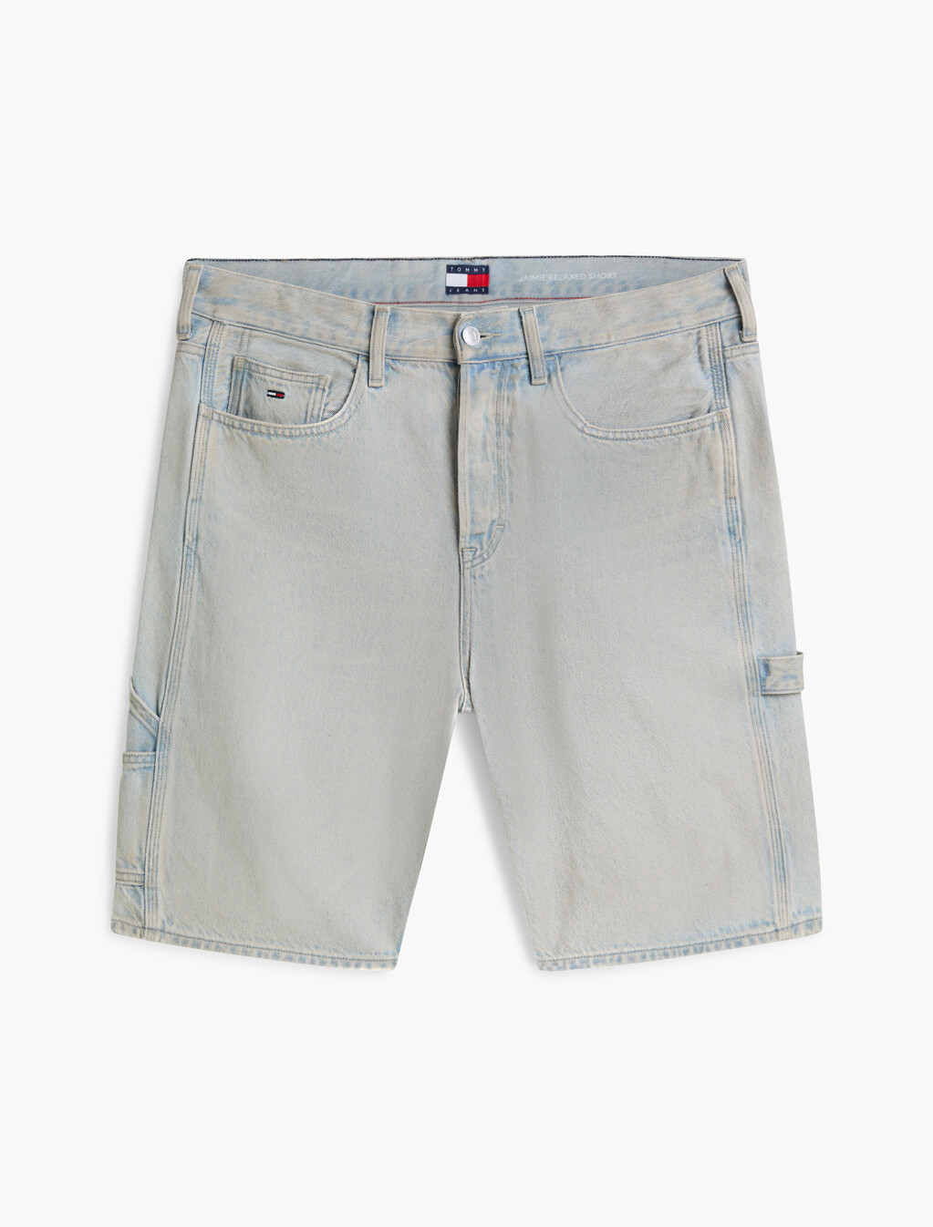 Jaimie Relaxed Carpenter Denim Shorts, Denim Light, hi-res