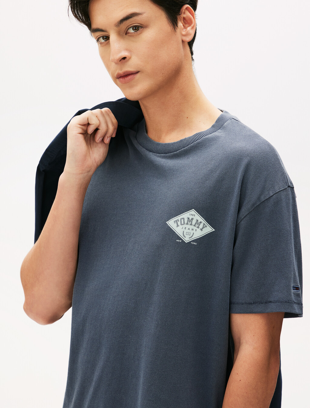 Relaxed Varsity Graphic T-Shirt, Dark Night Navy, hi-res