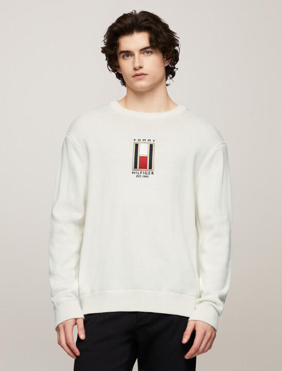 Tommy Flag Graphic Sweater