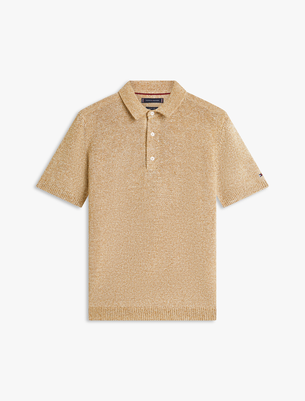 Smart Casual Relaxed Fit Moulin&eacute; Polo Shirt, Sandalwood Multi, hi-res