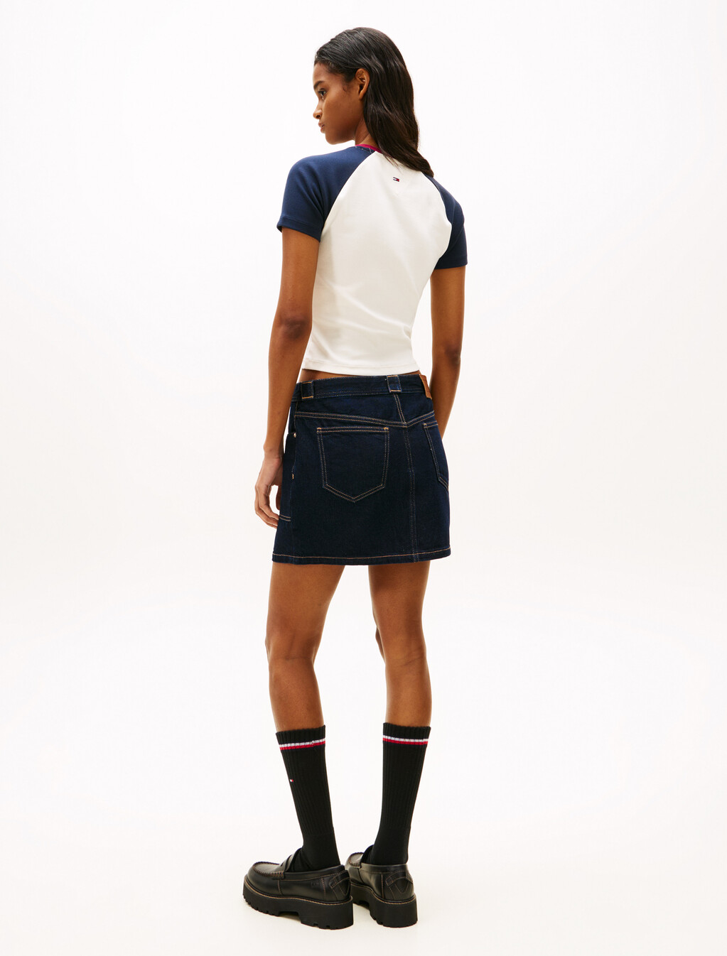 Logo Slim Raglan Sleeve T-Shirt, Ancient White, hi-res